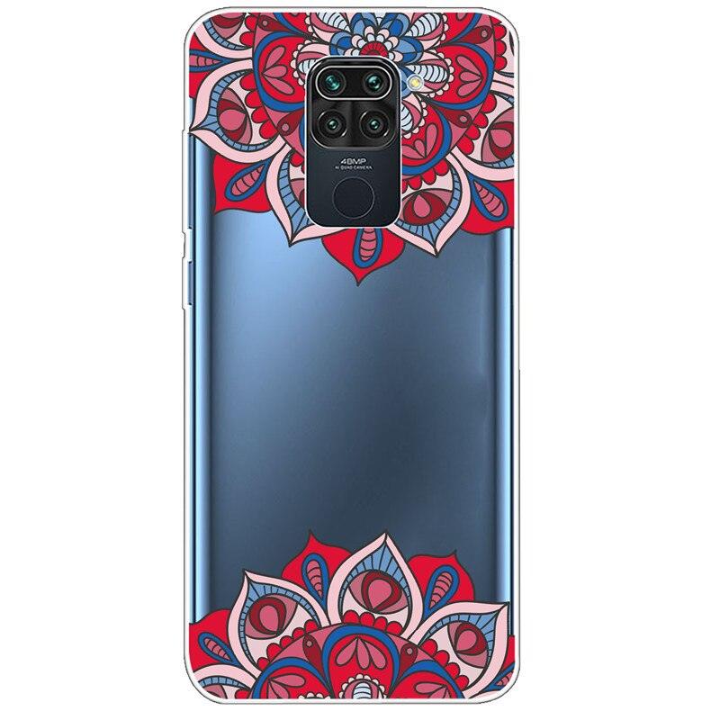 Clear Soft Cover For Redmi Note 9S Case Note9 Silicone Print Cat Covers for Xiaomi Redmi Note 9 Pro Case Redmi9 Clear Cute Soft Slim Shock-Absorption Back Phone Case Cover Stevvex