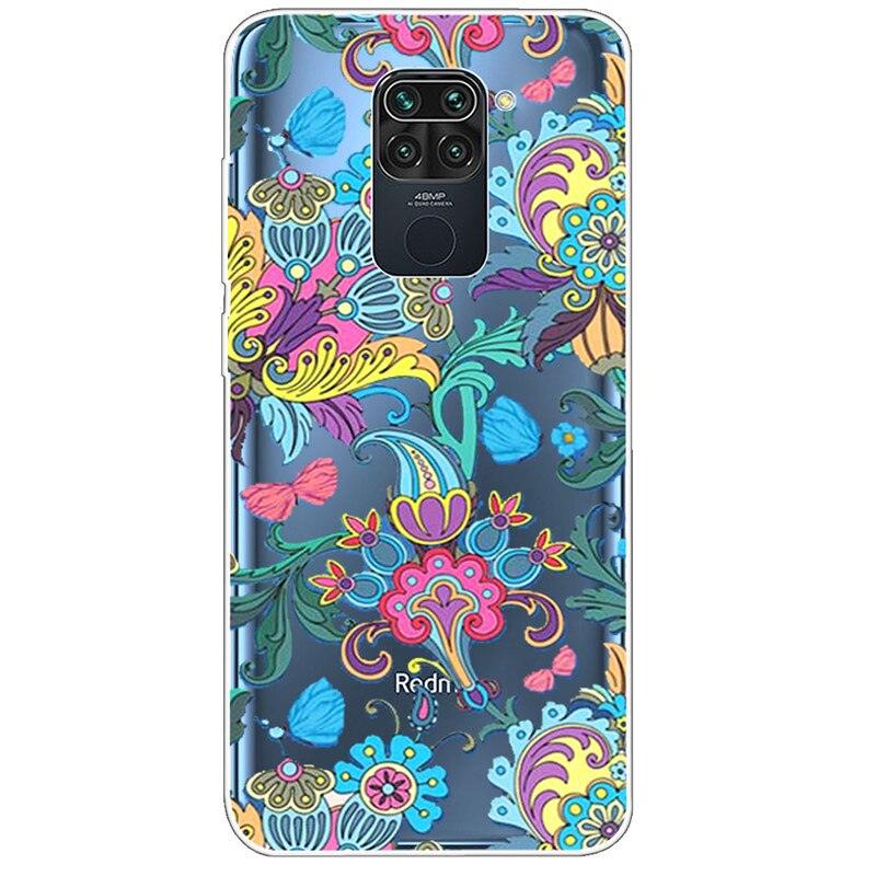 Clear Soft Cover For Redmi Note 9S Case Note9 Silicone Print Cat Covers for Xiaomi Redmi Note 9 Pro Case Redmi9 Clear Cute Soft Slim Shock-Absorption Back Phone Case Cover Stevvex