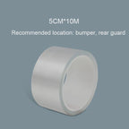 Clear Transparent Protective Film Car Door Edge Car Body Adhesive Strip Car Scratch Protector Auto Paint Anti Scratch Protection Sticker Nano Tape Car Door Edge Guard Clear Universal Door Sill Guard Car Door Trim Edge Guard Protection Film Anti-Collision Stevvex