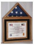 Certificate and American Flag Display Case. The Military Gift Store