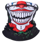 Clown Magic Bandana Running Scarf Half Face Cover Ski Fishing Biker Elasticity Hunting Hiking Sports Snowboard Mask Men Girl Army Bandana Scarf Neck Gaiter Buff Motorcycle Face Mask Balaclava Bicycle Helmet Liner Sport Headband Summer Breathable Mesh Band