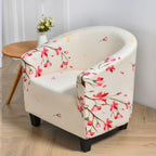 Club Chair Cover Armchair Slipcover Geometric Printed Small Sofa Covers Protect For Pets Chair Decoration Chair Slipcover Decoration Club Chair Cover Spandex Elastic Armchair Slipcover Geometric Printed Small Sofa Covers Protect For Living Room Hotel Bar Stevvex