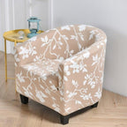 Club Chair Cover Armchair Slipcover Geometric Printed Small Sofa Covers Protect For Pets Chair Decoration Chair Slipcover Decoration Club Chair Cover Spandex Elastic Armchair Slipcover Geometric Printed Small Sofa Covers Protect For Living Room Hotel Bar Stevvex