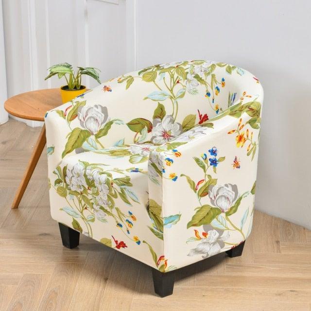 Club Chair Cover Armchair Slipcover Geometric Printed Small Sofa Covers Protect For Pets Chair Decoration Chair Slipcover Decoration Club Chair Cover Spandex Elastic Armchair Slipcover Geometric Printed Small Sofa Covers Protect For Living Room Hotel Bar Stevvex