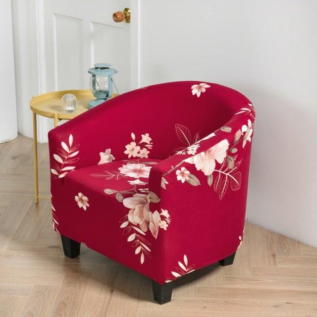 Club Chair Cover Armchair Slipcover Geometric Printed Small Sofa Covers Protect For Pets Chair Decoration Chair Slipcover Decoration Club Chair Cover Spandex Elastic Armchair Slipcover Geometric Printed Small Sofa Covers Protect For Living Room Hotel Bar Stevvex