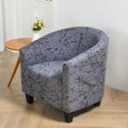Club Chair Cover Armchair Slipcover Geometric Printed Small Sofa Covers Protect For Pets Chair Decoration Chair Slipcover Decoration Club Chair Cover Spandex Elastic Armchair Slipcover Geometric Printed Small Sofa Covers Protect For Living Room Hotel Bar Stevvex