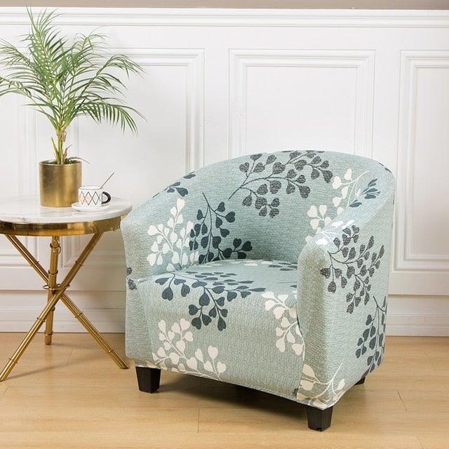 Club Chair Cover Armchair Slipcover Geometric Printed Small Sofa Covers Protect For Pets Chair Decoration Chair Slipcover Decoration Club Chair Cover Spandex Elastic Armchair Slipcover Geometric Printed Small Sofa Covers Protect For Living Room Hotel Bar Stevvex
