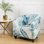 Club Chair Cover Armchair Slipcover Geometric Printed Small Sofa Covers Protect For Pets Chair Decoration Chair Slipcover Decoration Club Chair Cover Spandex Elastic Armchair Slipcover Geometric Printed Small Sofa Covers Protect For Living Room Hotel Bar Stevvex