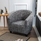 Club Chair Cover Armchair Slipcover Geometric Printed Small Sofa Covers Protect For Pets Chair Decoration Chair Slipcover Decoration Club Chair Cover Spandex Elastic Armchair Slipcover Geometric Printed Small Sofa Covers Protect For Living Room Hotel Bar Stevvex