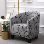 Club Chair Cover Armchair Slipcover Geometric Printed Small Sofa Covers Protect For Pets Chair Decoration Chair Slipcover Decoration Club Chair Cover Spandex Elastic Armchair Slipcover Geometric Printed Small Sofa Covers Protect For Living Room Hotel Bar Stevvex