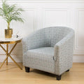 Club Chair Cover Armchair Slipcover Geometric Printed Small Sofa Covers Protect For Pets Chair Decoration Chair Slipcover Decoration Club Chair Cover Spandex Elastic Armchair Slipcover Geometric Printed Small Sofa Covers Protect For Living Room Hotel Bar Stevvex