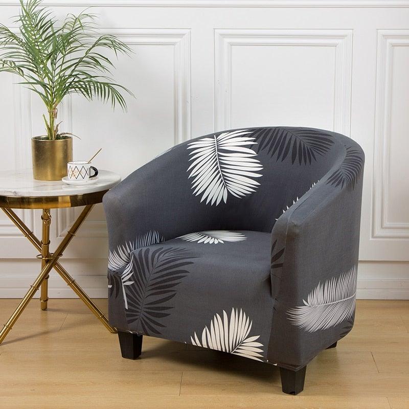 Club Chair Cover Armchair Slipcover Geometric Printed Small Sofa Covers Protect For Pets Chair Decoration Chair Slipcover Decoration Club Chair Cover Spandex Elastic Armchair Slipcover Geometric Printed Small Sofa Covers Protect For Living Room Hotel Bar Stevvex