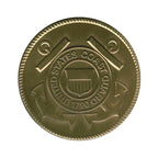 Coast Guard Service Medallion, Brass Coast Guard Medallion The Military Gift Store