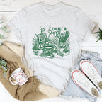 Coffee And Plants Tee Peachy Sunday