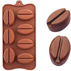 Coffee Beans Chocolate Mold Mini Candy Ice Candy Making Mold Baking Mold Cake Decorating Coffee Bean Cake Mould Soap Baking Mold Fondant Pudding Jelly Chocolate Stevvex