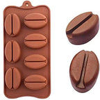 Coffee Beans Chocolate Mold Mini Candy Ice Candy Making Mold Baking Mold Cake Decorating Coffee Bean Cake Mould Soap Baking Mold Fondant Pudding Jelly Chocolate Stevvex