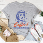 Coffee Caffeinate & Palpitate Tee Peachy Sunday