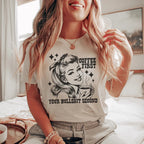 Coffee First Your Bullshit Second Tee Peachy Sunday