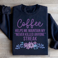Coffee Helps Me Sweatshirt Peachy Sunday