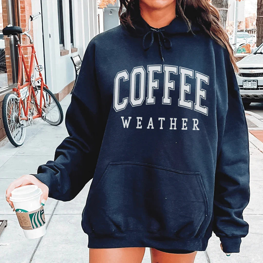 Coffee Weather Hoodie Peachy Sunday