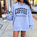 Coffee Weather Hoodie Peachy Sunday