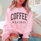 Coffee Weather Sweatshirt Peachy Sunday