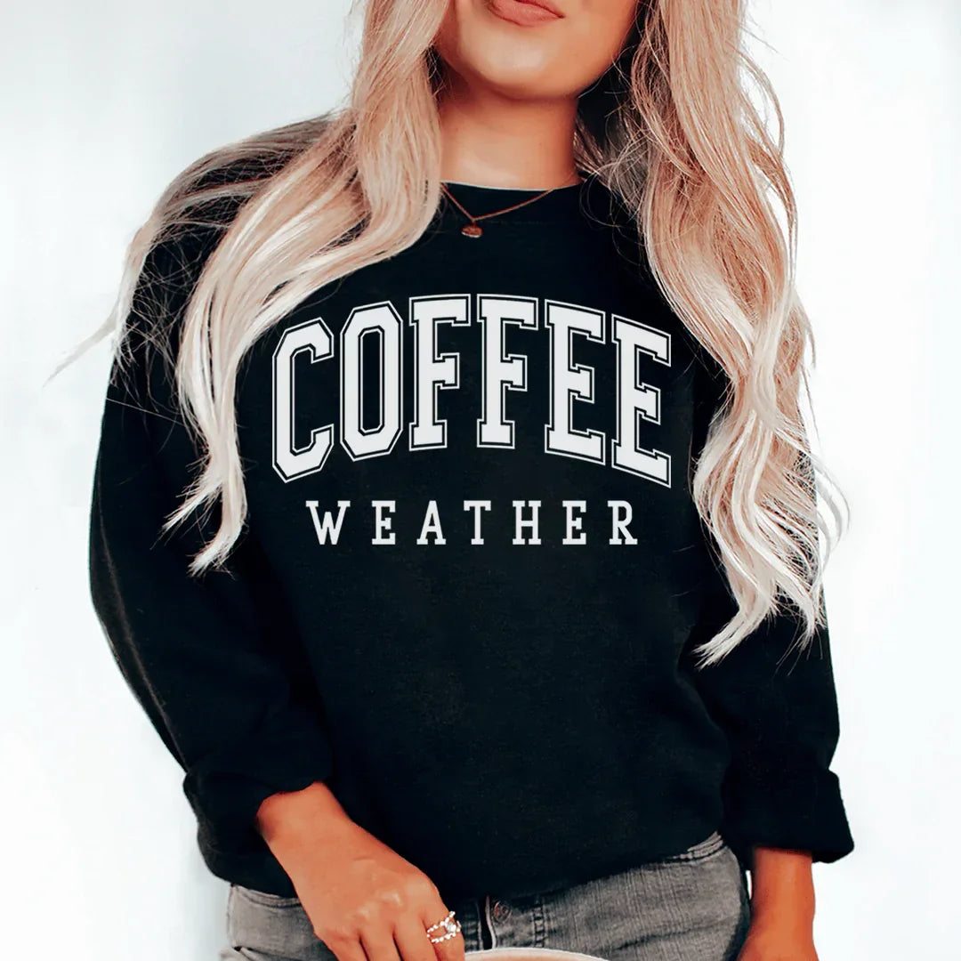 Coffee Weather Sweatshirt Peachy Sunday