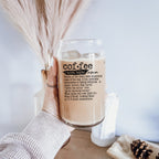 17oz Coffee Glass Tumbler With Bamboo Lid And Reusable Straw For Hot Cold BandsCo Straps