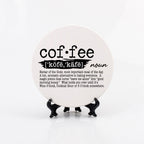 Funny Drink Definition Coasters Set Dictionary Quote Coasters For Bar And Countertop Decor BandsCo Straps