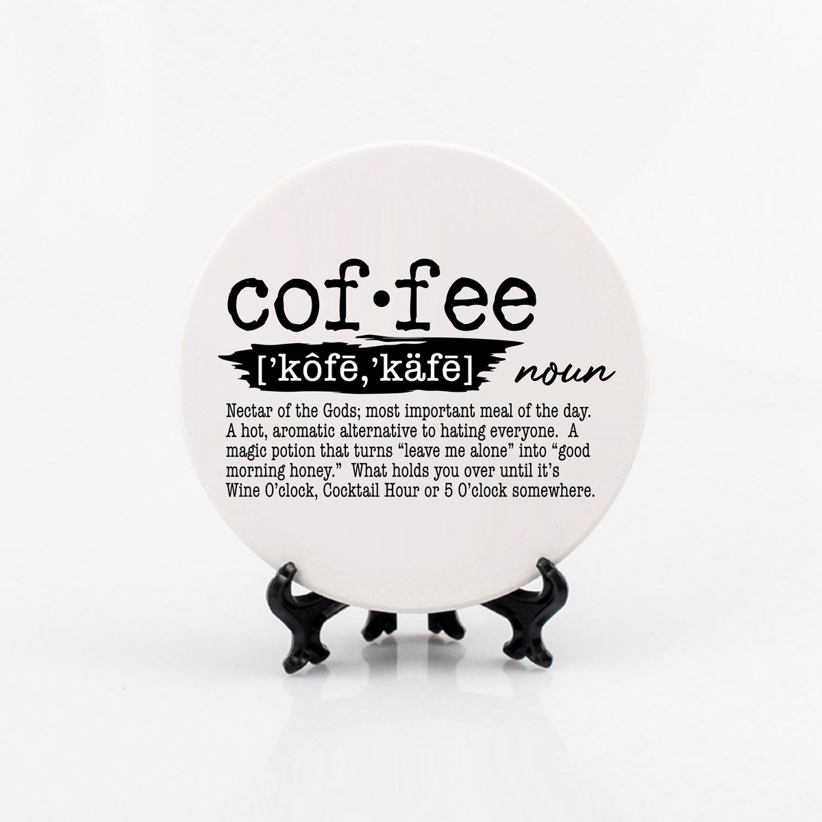 Funny Drink Definition Coasters Set Dictionary Quote Coasters For Bar And Countertop Decor BandsCo Straps