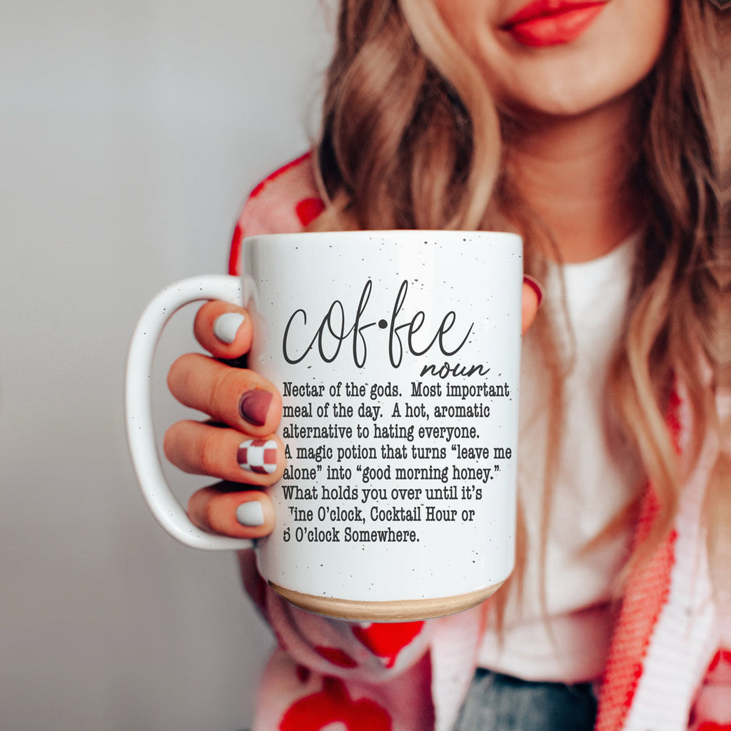 Oversized 16oz Ceramic Coffee Mug Extra Large Novelty Big Coffee Cup Microwave Safe BandsCo Straps