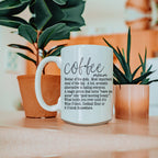 Oversized 16oz Ceramic Coffee Mug Extra Large Novelty Big Coffee Cup Microwave Safe BandsCo Straps