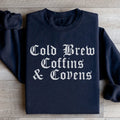Cold Brew Coffins & Covens Sweatshirt Peachy Sunday