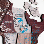 3D Wooden World Map Cappuccino Enjoy The Wood