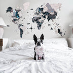 3D Wooden World Map Nordik (for US only) - SJB-DIAMOND ELITES