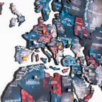 3D Wooden World Map Alcor Enjoy The Wood