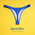Colorful Bikini Thong Swimwear Women Swimsuit Top And Bottoms T-Back Brazilian Swimming Women's Strappy Triangle Bikini Sets High Cut Cheeky Thong Bottom Swimsuits