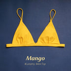 Colorful Bikini Thong Swimwear Women Swimsuit Top And Bottoms T-Back Brazilian Swimming Women's Strappy Triangle Bikini Sets High Cut Cheeky Thong Bottom Swimsuits