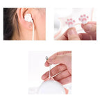 Colorful Cartoon Cute Cat Claw Earphones 3.5mm Jack Wired Simple Earphone Storage Modern Case Stereo in-Ear Headphone With Mic Best Gift For Girls And Kids Stevvex