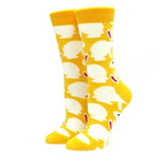 Colorful Cotton Crew Socks Funny Banana Cat Animal fruit Pattern Creative Ladies Novelty Cartoon Sock For Men And Women Stevvex