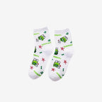 Colorful Cute Cat Frog Rabbit Design Creative Fashion Cotton Sailor Socks Cotton Socks Unisex Socks Running Climbing Casual Crew Socks For Men And Women