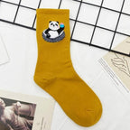 Colorful Cute Cat Frog Rabbit Design Creative Fashion Cotton Sailor Socks Cotton Socks Unisex Socks Running Climbing Casual Crew Socks For Men And Women