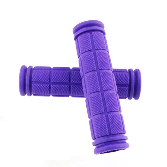 Colorful Cycling Handlebar Cover Bicycle Scooter Handle Bar Rubber Soft Durable Non-Slip End Grip Mountain Road Bicycle Handlebar Grips Specialized Replacement Bike Grips For Beach Scooter Mountain Bicycle Stevvex