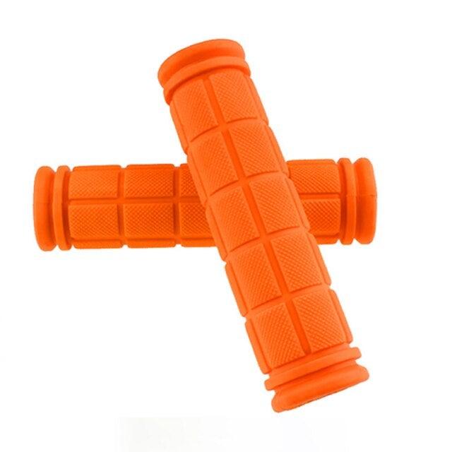 Colorful Cycling Handlebar Cover Bicycle Scooter Handle Bar Rubber Soft Durable Non-Slip End Grip Mountain Road Bicycle Handlebar Grips Specialized Replacement Bike Grips For Beach Scooter Mountain Bicycle Stevvex