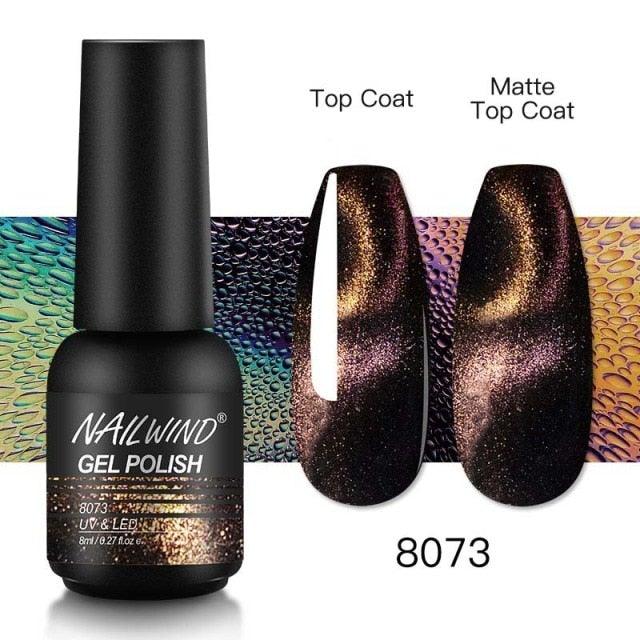 Colorful Glossy Gel Nail Polish 8ml Modern Permanent UV LED Nails Gel Luxury Fashion For Women and Girls Shine Design Stevvex