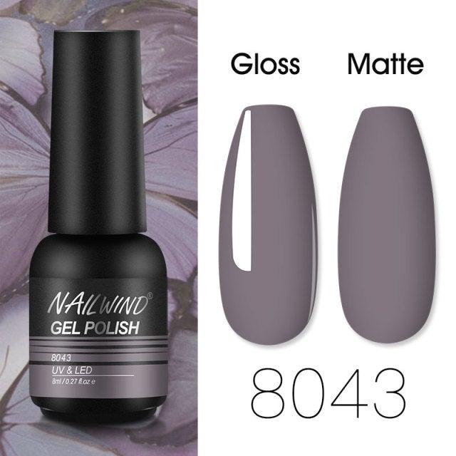 Colorful Glossy Gel Nail Polish 8ml Modern Permanent UV LED Nails Gel Luxury Fashion For Women and Girls Shine Design Stevvex