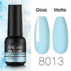 Colorful Glossy Gel Nail Polish 8ml Modern Permanent UV LED Nails Gel Luxury Fashion For Women and Girls Shine Design Stevvex