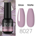 Colorful Glossy Gel Nail Polish 8ml Modern Permanent UV LED Nails Gel Luxury Fashion For Women and Girls Shine Design Stevvex