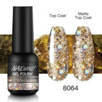 Colorful Glossy Gel Nail Polish 8ml Modern Permanent UV LED Nails Gel Luxury Fashion For Women and Girls Shine Design Stevvex