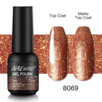 Colorful Glossy Gel Nail Polish 8ml Modern Permanent UV LED Nails Gel Luxury Fashion For Women and Girls Shine Design Stevvex